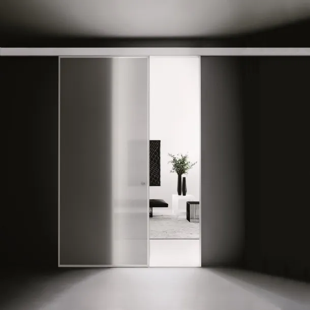 Aladin Slide Mono internal door by Glas Italia