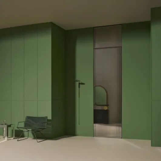 Aladin Swing Plain Duo interior door by Glas Italia