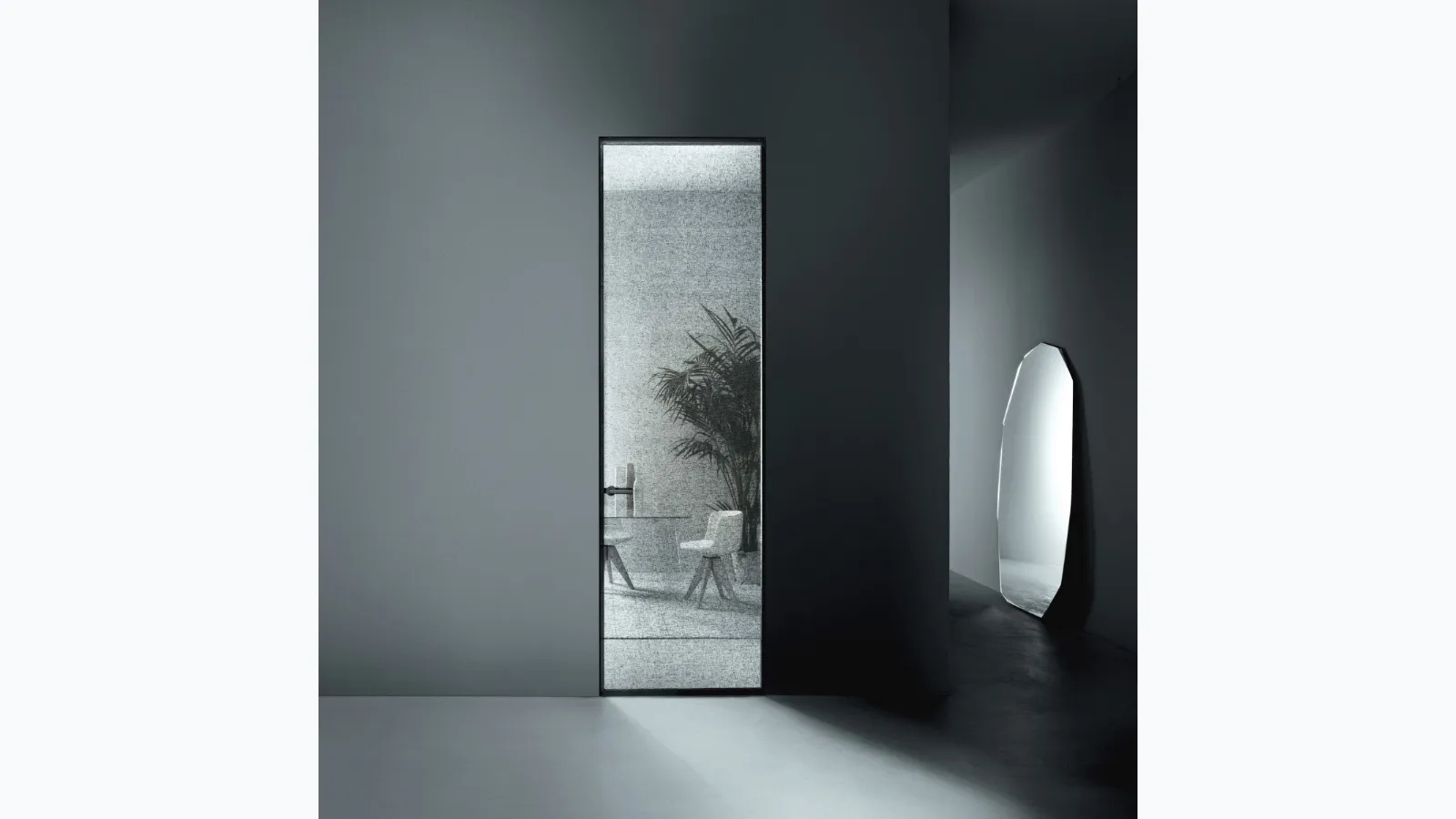 Interior door Aladin Swing Plain Mono by Glas Italia