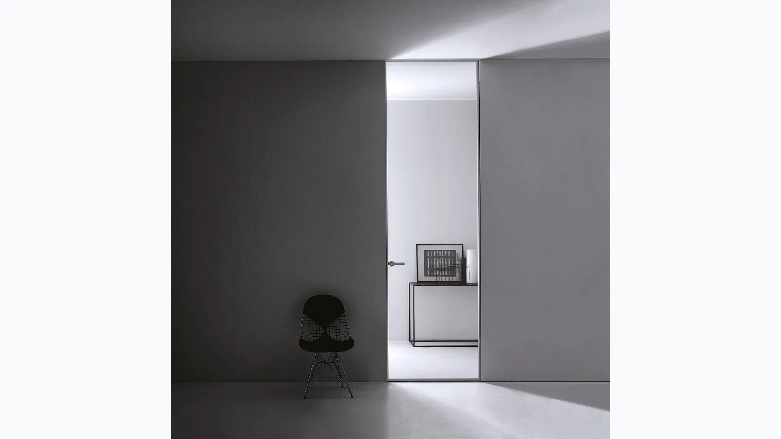 Indoor door Aladin Swing Plain Mono by Glas Italia