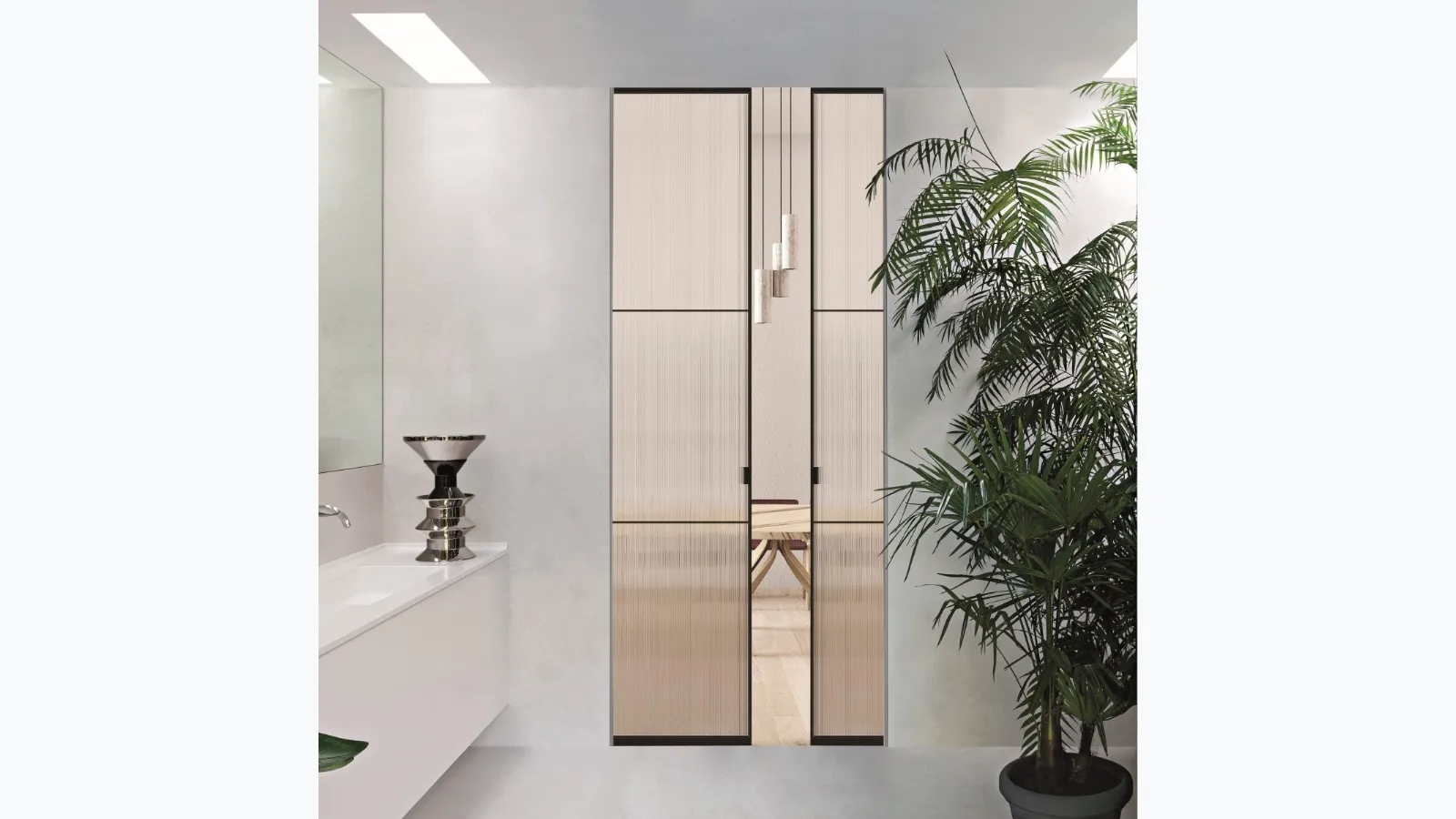 Interior door Sherazade Double Pocket Plus by Glas Italia
