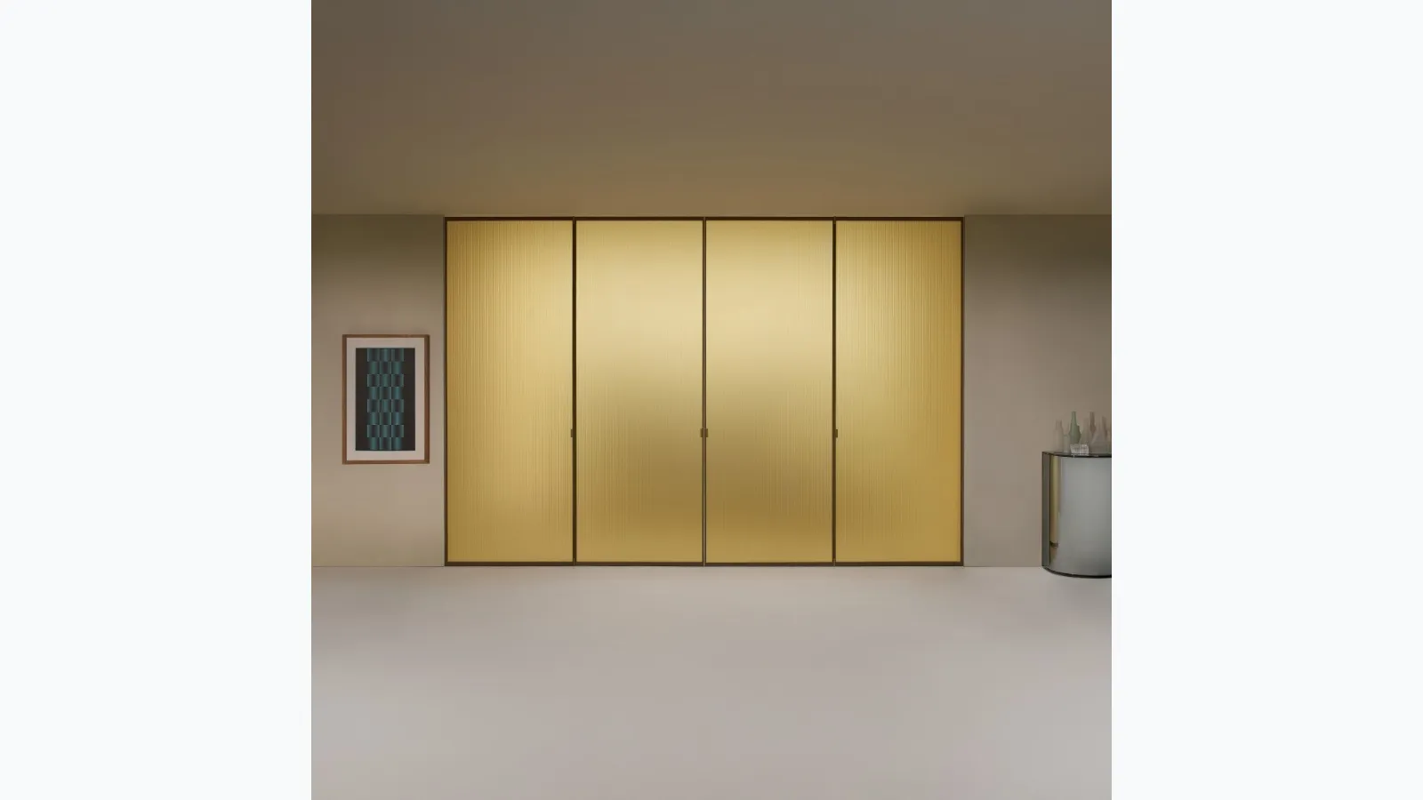 Sherazade Folding interior door by Glas Italia