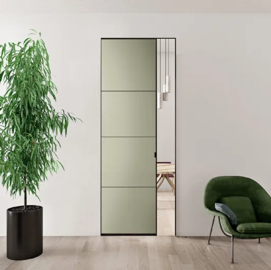Sherazade Pocket Plus internal door by Glas Italia.