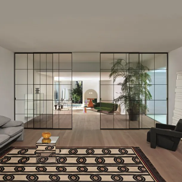 Sherazade Slide Plus internal door by Glas Italia