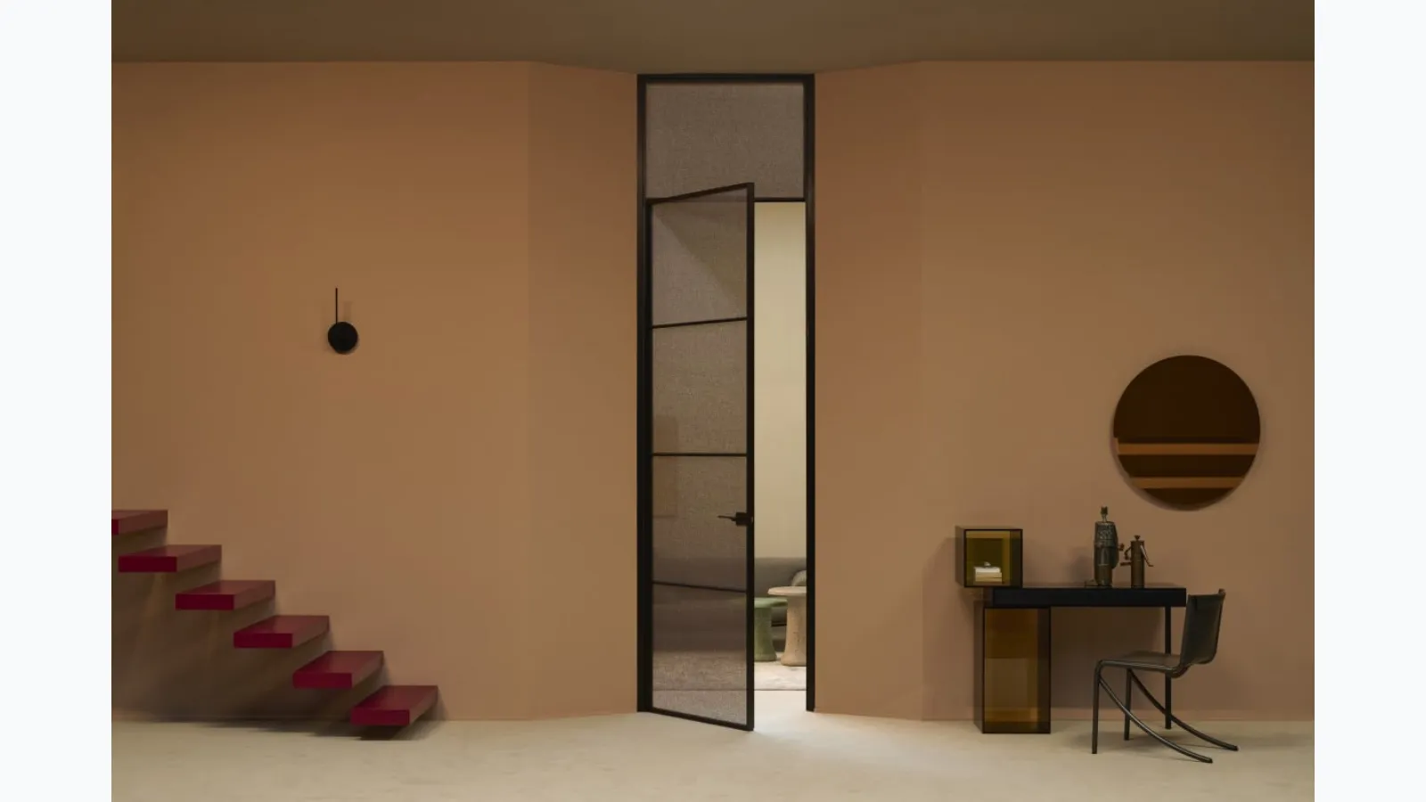Sherazade Swing Slim Plus interior door by Glas Italia